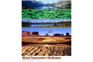 مجموعه عکس های پانوراما برای پش زمینه دسکتاپ Mixed Panoramics Wallpaper