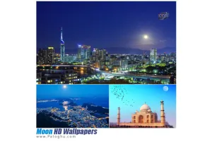 دانلود عکس های پس زمینه با کیفیت و زیبا از ماه برای دسکتاپ Moon HD Wallpapers