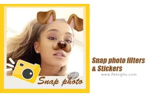 دانلود نرم افزار Snap photo filters &amp; Stickers 1.1 قرار دادن فیلتر و استیکر روی عکس برای اندروید