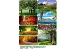 مجموعه والپیپر زیبا و شگفت انگیز از طبیعت برای دسکتاپ Amazingly beautiful nature