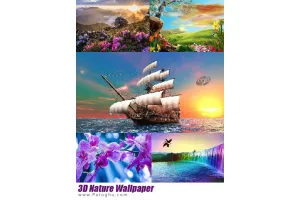 مجموعه والپیپرهای سه بعدی از طبیعت با کیفیت بالا 3D Nature Wallpaper