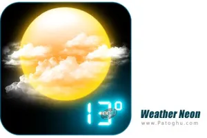 دانلود Weather Neon v4.4.3 نمایش وضعیت آب و هوا نئون برای اندروید