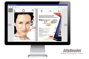 دانلود نرم افزار پی دی اف خوان و کتاب خوان سبک برای ویندوز AlfaReader 3.7.6.1