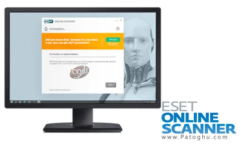 نرم افزار ESET Online Scanner