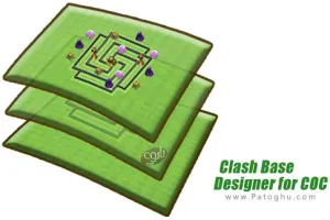 دانلود بهترین نقشه های کلش آف کلنز برای اندروید Clash Base Designer for COC v1.1.9