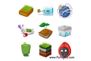 مجموعه آیکون های گرافیکی و کاربردی