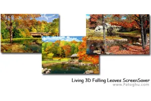 لذت مشاهده زنده طبیعت با اسکرین سیور جذاب Living 3D Falling Leaves ScreenSaver