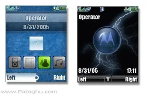 دانلود 2 تم موبايل موتورولا زیبا و جالب V3 , V3i , V3x