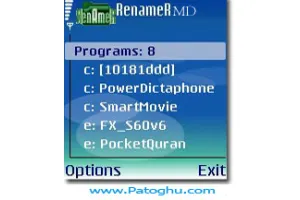 تغيير نام نرم افزار ها ی نوکیا با Renamer - سيمبيان ويرايش سوم
