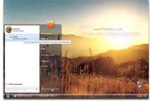 تم کریستالی و شیشه ای زیبای ویندوز ایکس پی با نام Aerocrystal 7 Ultimate