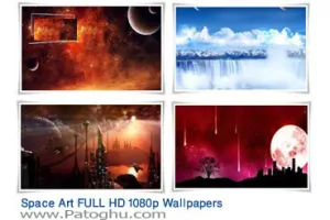 والپیپرهای زیبا  با موضوع فضا , Space Art FULL HD Wallpapers