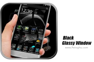دانلود 0.Black Glassy Window 1.0 تم مشکی شفاف برای اندروید