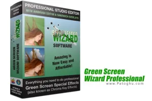 دانلود نرم افزار پرده سبز برای جایگزینی پس زمینه در عکس ها Green Screen Wizard Professional 14.1