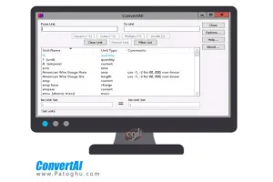 دانلود نرم افزار مبدل واحد های مختلف ConvertAll 1.0.1