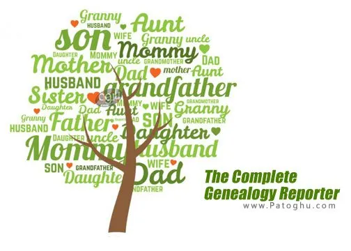ساخت شجره نامه با The Complete Genealogy Reporter