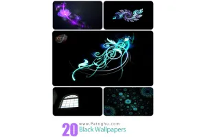 مجموعه تصاوير زيبا با زمينه مشکي برای بکگراند ویندوز - Black Wallpapers
