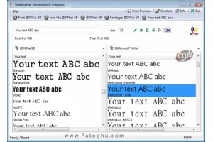 مدیریت فونت های نصب شده ویندوز - دانلود FontViewOK 8.58
