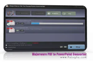 تبدیل پی دی اف به پاورپوینت با نرم افزار Majorware PDF to PowerPoint Converter v4.0
