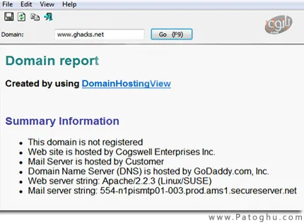اطلاعات کامل از سایتها و تاریخچه سایتها توسط نرم افزار DomainHostingView 1.11 اطلاعات کامل از سایتها و تاریخچه سایتها توسط نرم افزار DomainHostingView 1.11