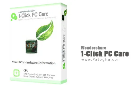 بهینه سازی کامل سیستم و افزایش سرعت ویندوز با Wondershare 1-Click PC Care 7.5.0
