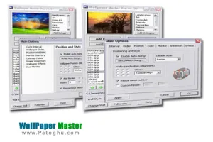 مدیریت و تغییر خودکار تصویر پس زمینه دسکتاپ با نرم افزار Wallpaper Master v2.16