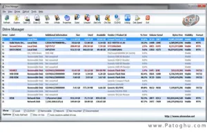 مدیریت و مشاهده وضعیت درایوهای ویندوز با Drive Manager 4.1