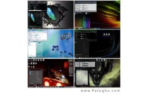 دانلود مجموعه ای از 8 تم زیبا برای ویندوز سون - Best Themes for Windows 7
