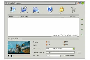 دانلود نرم افزار ساخت آسان دي وي دي Easy DVD Creator 2.4.6