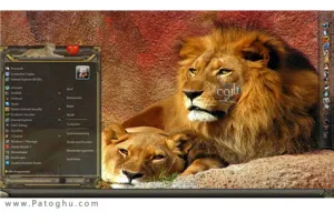 دانلود تم زيباي ويندوز سون با نام Lion Queen Theme