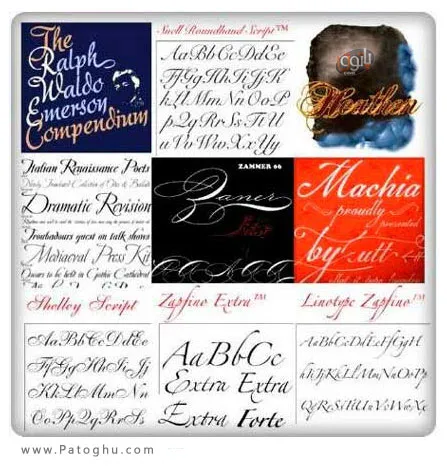 دانلود پکیج فونت های کمیاب Typadelic - Wedding Fonts