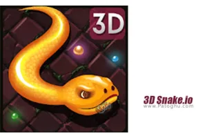 دانلود 3D Snake.io 4.5 بازی سه بعدی مار برای اندروید