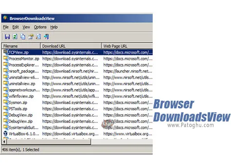 دانلود BrowserDownloadsView برای ویندوز