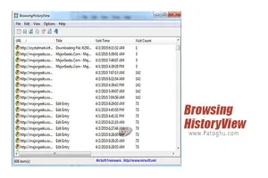 دانلود BrowsingHistoryView 2.45 مشاهده تاریخچه مرورگرها برای ویندوز