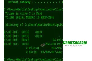دانلود ColorConsole 4.55 رنگی کردن کنسول ویندوز