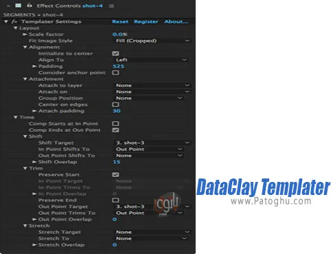 دانلود DataClay Templater برای ویندوز