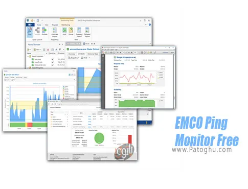 دانلود EMCO Ping Monitor Free برای ویندوز