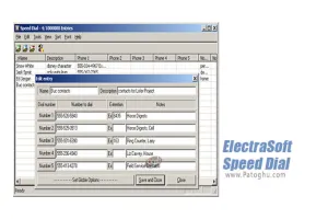 دانلود ElectraSoft Speed Dial 24.07.27 برنامه دفترچه تلفن و ثبت اطلاعات مخاطبین ویندوز