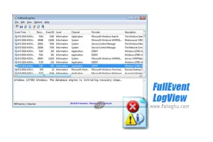 دانلود FullEventLogView 1.56 مشاهده لاگ ویندوز با جزئیات کامل