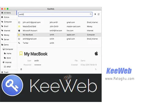 دانلود KeeWeb برای ویندوز