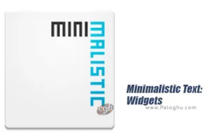 ویجت مینیمالیست برای اندروید Minimalistic Text: Widgets 4.8.10 - M