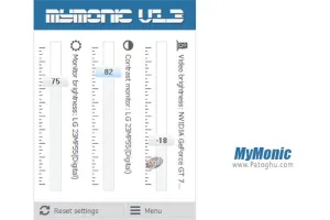 دانلود MyMonic 1.3 کنترل کردن تنظیمات مانیتور برای ویندوز