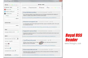 دانلود Royal RSS Reader 1.64 برنامه rss خوان برای ویندوز