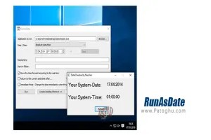 نرم افزار تمدید دوره تریال و آزمایشی نرم افزارها RunAsDate v1.36