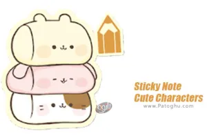 دانلود Sticky Note Cute Characters 2.0.24 یادداشت برداری کاراکترهای بامزه برای اندروید