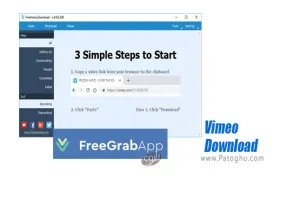 دانلود FreeGrabApp Free Vimeo Download 5.1.2.527 Premium برنامه دانلود از ویمئو Vimeo