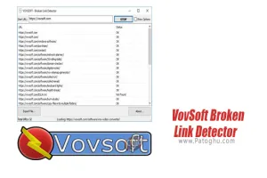 یافتن لینک های شکسته شده سایت ها برای ویندوز - دانلود VovSoft Broken Link Detector 4.2