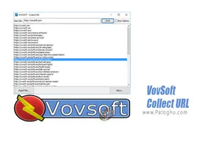 نرم افزار جمع آوری لینک از سایت ها برای ویندوز VovSoft Collect URL 4.0