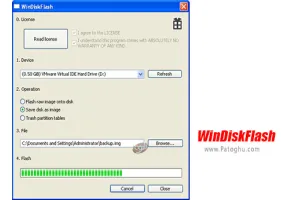 دانلود WinDiskFlash 1.1 ساخت دیسک ایمیج برای ویندوز