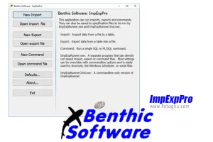 دانلود Benthic Software ImpExpPro 1.1.22 برنامه مدیریت دیتابیس اوراکل