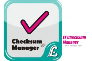 دانلود و نصب EF CheckSum Manager 25.00 بررسی اصالت و چک سام فایل ها